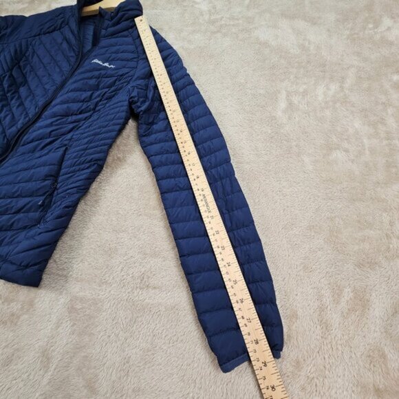 Eddie Bauer StormDown 800 First Ascent Blue Puffer Jacket Packable Womens Size S - Picture 6 of 10